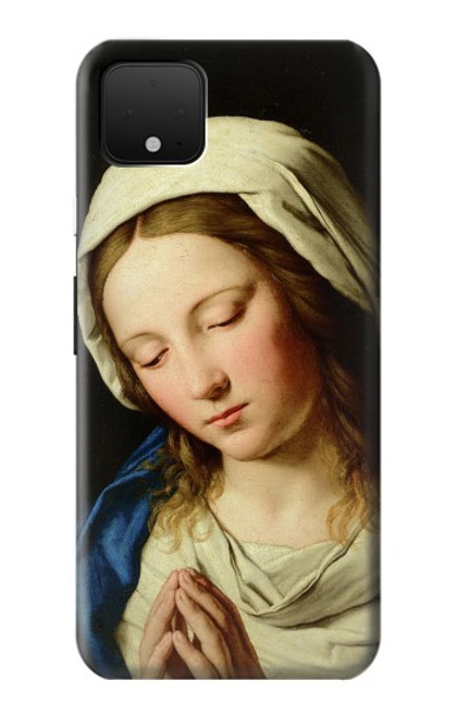 S3476 聖母マリアの祈り Virgin Mary Prayer Google Pixel 4 バックケース、フリップケース・カバー
