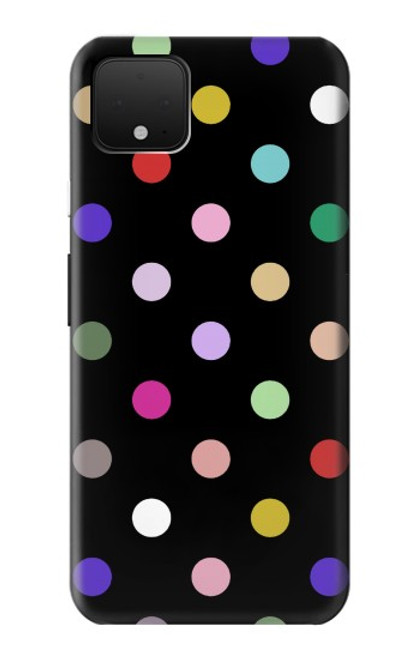 S3532 カラフルな水玉 Colorful Polka Dot Google Pixel 4 バックケース、フリップケース・カバー