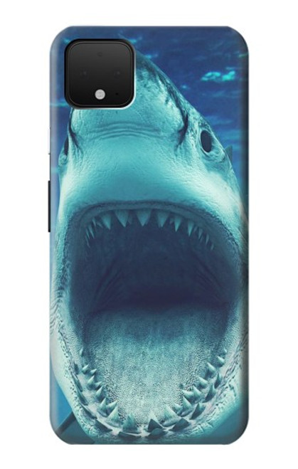 S3548 イタチザメ Tiger Shark Google Pixel 4 バックケース、フリップケース・カバー