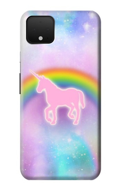 S3070 レインボーユニコーンパステル Rainbow Unicorn Pastel Sky Google Pixel 4 XL バックケース、フリップケース・カバー