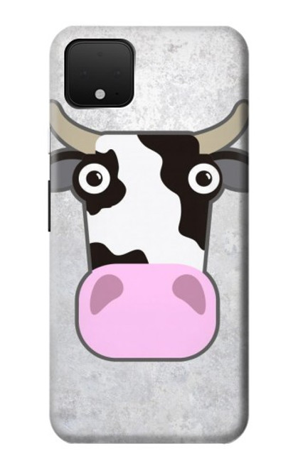S3257 牛の漫画 Cow Cartoon Google Pixel 4 XL バックケース、フリップケース・カバー