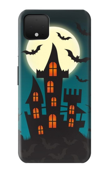 S3268 ハロウィンフェスティバル城 Halloween Festival Castle Google Pixel 4 XL バックケース、フリップケース・カバー