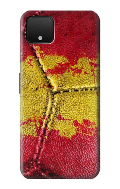 S3315 スペインの旗ビンテージフットボールのグラフィック Spain Flag Vintage Football Graphic Google Pixel 4 XL バックケース、フリップケース・カバー