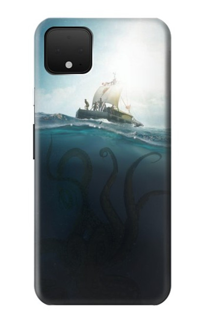 S3540 巨大なタコ Giant Octopus Google Pixel 4 XL バックケース、フリップケース・カバー