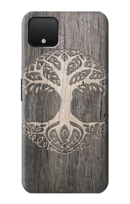 S3591 バイキングツリーオブライフシンボル Viking Tree of Life Symbol Google Pixel 4 XL バックケース、フリップケース・カバー