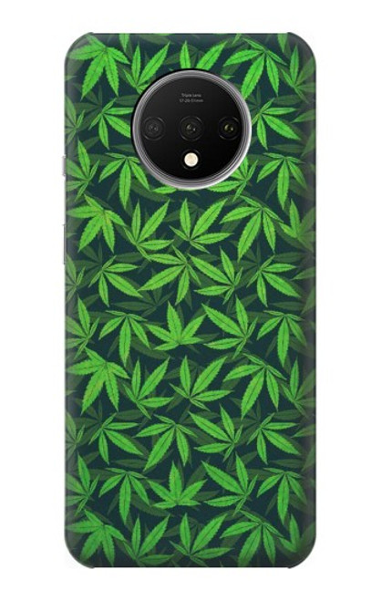 S2666 マリファナ柄 Marijuana Pattern OnePlus 7T バックケース、フリップケース・カバー