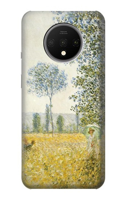 S2682 クロード・モネ 春の野 Claude Monet Fields In Spring OnePlus 7T バックケース、フリップケース・カバー