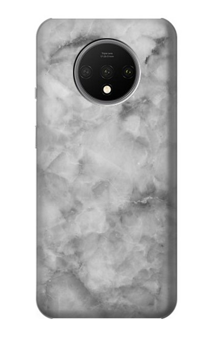 S2845 グレーマーブル Gray Marble Texture OnePlus 7T バックケース、フリップケース・カバー