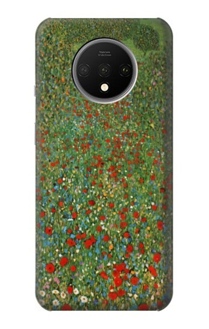 S2872 グスタフ・クリムト けしの野 Gustav Klimt Poppy Field OnePlus 7T バックケース、フリップケース・カバー