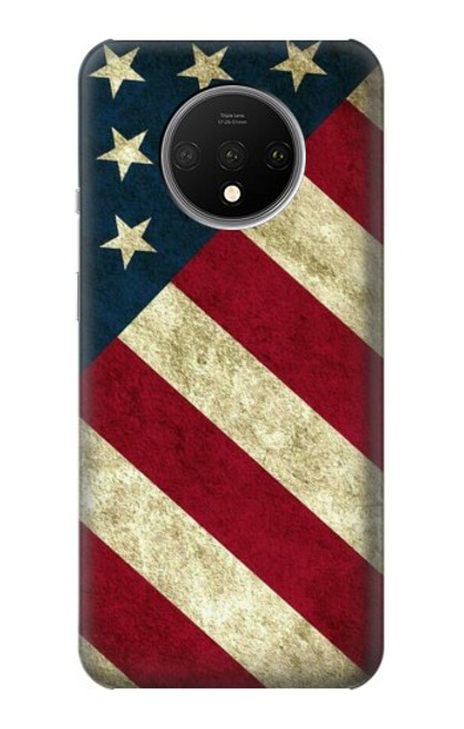 S3295 米国の国旗 US National Flag OnePlus 7T バックケース、フリップケース・カバー