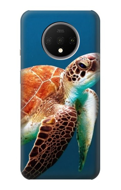 S3497 ウミガメ Green Sea Turtle OnePlus 7T バックケース、フリップケース・カバー