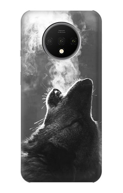 S3505 オオカミ Wolf Howling OnePlus 7T バックケース、フリップケース・カバー