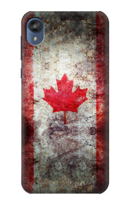 S2490 カナダメープルリーフ旗 Canada Maple Leaf Flag Texture Motorola Moto E6, Moto E (6th Gen) バックケース、フリップケース・カバー