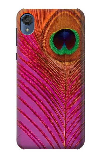 S3201 ピンクピーコックフェザー Pink Peacock Feather Motorola Moto E6, Moto E (6th Gen) バックケース、フリップケース・カバー