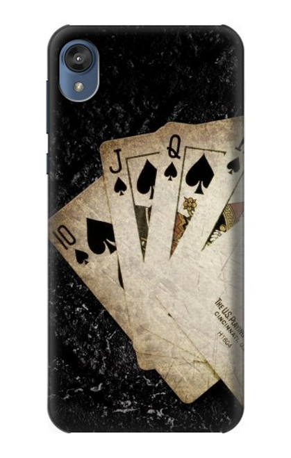 S3231 ヴィンテージロイヤルストレートフラッシュカード Vintage Royal Straight Flush Cards Motorola Moto E6, Moto E (6th Gen) バックケース、フリップケース・カバー