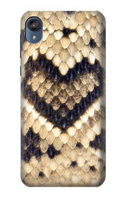 S3417 ダイヤモンドガラガラヘビグラフィックプリント Diamond Rattle Snake Graphic Print Motorola Moto E6, Moto E (6th Gen) バックケース、フリップケース・カバー