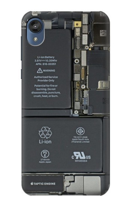 S3467 携帯電話の中のグラフィック Inside Mobile Phone Graphic Motorola Moto E6, Moto E (6th Gen) バックケース、フリップケース・カバー