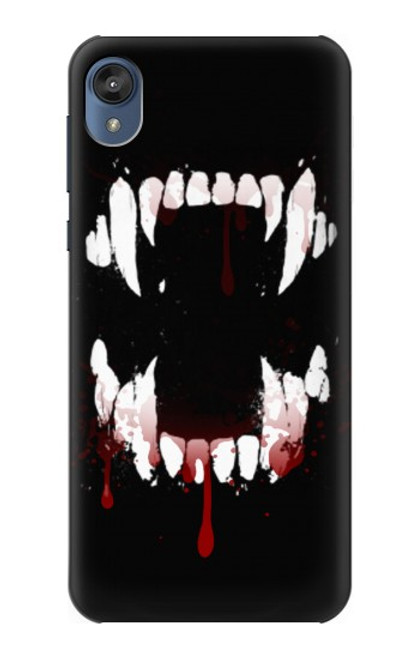 S3527 吸血鬼の歯 Vampire Teeth Bloodstain Motorola Moto E6, Moto E (6th Gen) バックケース、フリップケース・カバー