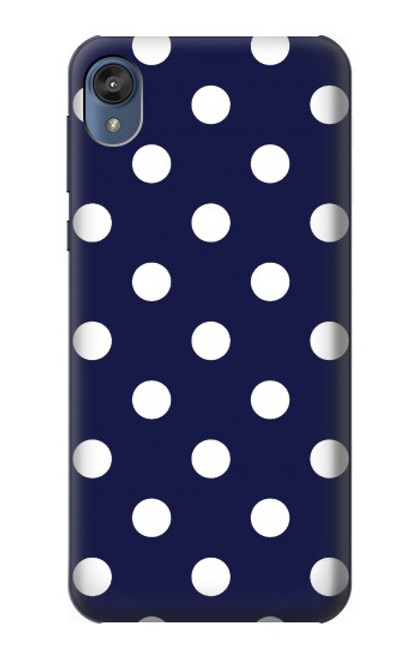 S3533 ブルーの水玉 Blue Polka Dot Motorola Moto E6, Moto E (6th Gen) バックケース、フリップケース・カバー