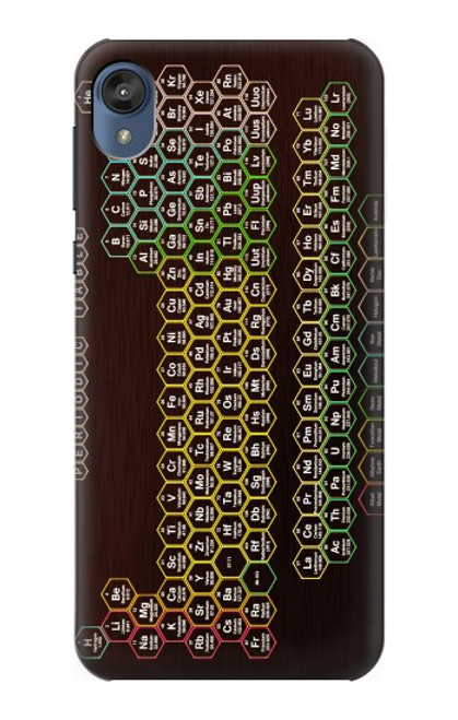 S3544 ネオンハニカム周期表 Neon Honeycomb Periodic Table Motorola Moto E6, Moto E (6th Gen) バックケース、フリップケース・カバー