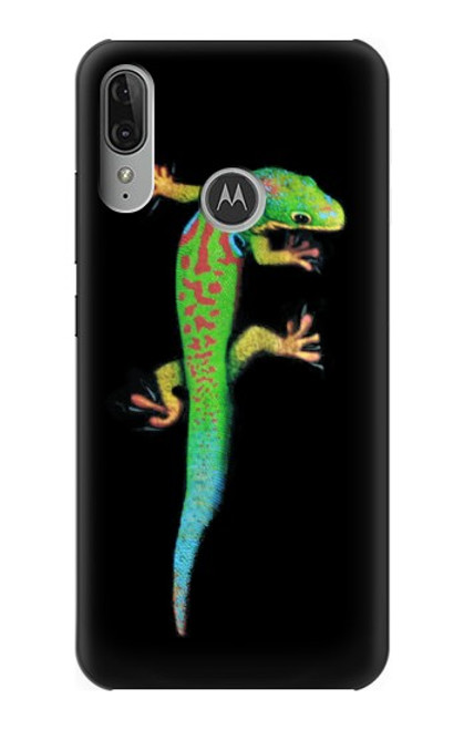 S0125 緑ヤモリ Green Madagascan Gecko Motorola Moto E6 Plus, Moto E6s バックケース、フリップケース・カバー
