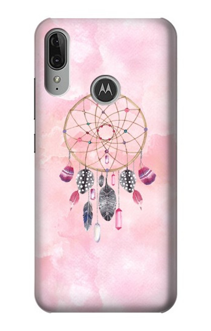 S3094 ドリームキャッチャー 水彩 Dreamcatcher Watercolor Painting Motorola Moto E6 Plus, Moto E6s バックケース、フリップケース・カバー