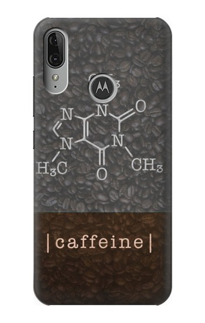 S3475 カフェイン分子 Caffeine Molecular Motorola Moto E6 Plus, Moto E6s バックケース、フリップケース・カバー