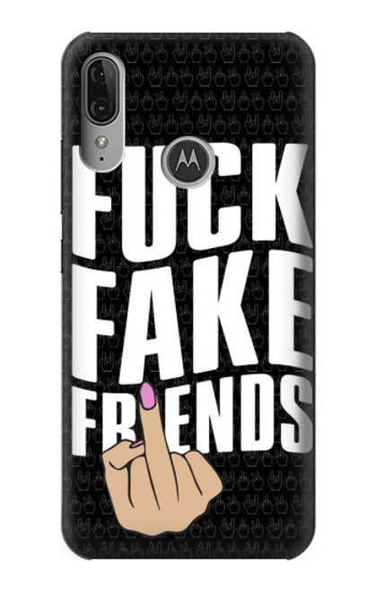 S3598 中指の友達 Middle Finger Friend Motorola Moto E6 Plus, Moto E6s バックケース、フリップケース・カバー