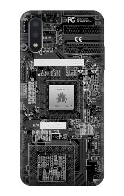 S3434 バグ回路基板のグラフィック Bug Circuit Board Graphic Samsung Galaxy A01 バックケース、フリップケース・カバー