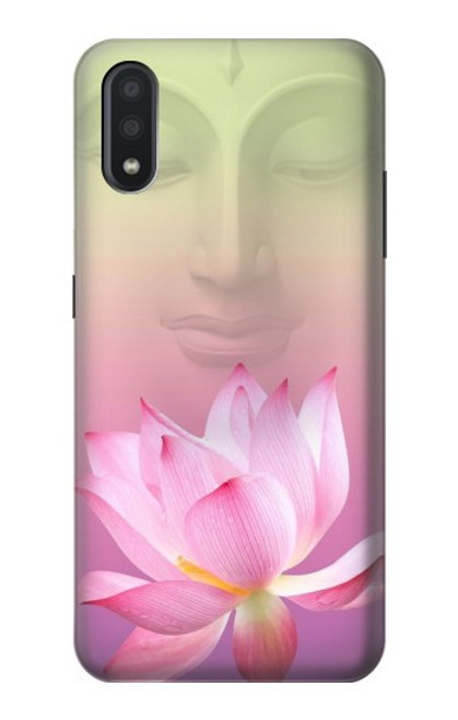 S3511 蓮の花の仏教 Lotus flower Buddhism Samsung Galaxy A01 バックケース、フリップケース・カバー