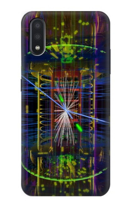 S3545 量子粒子衝突 Quantum Particle Collision Samsung Galaxy A01 バックケース、フリップケース・カバー