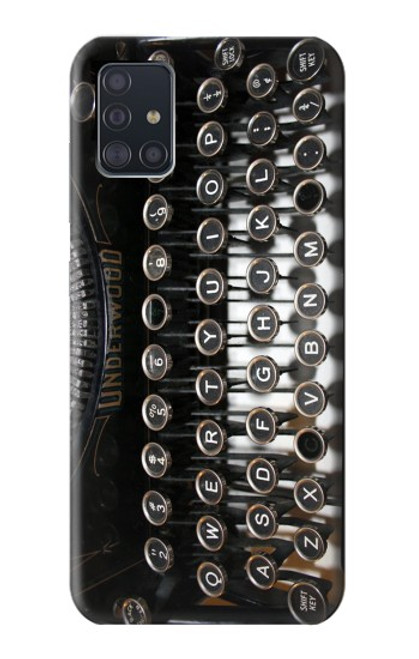 S0620 タイプライター Typewriter Samsung Galaxy A51 バックケース、フリップケース・カバー