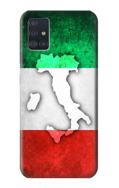 S2338 イタリアの国旗 Italy Flag Samsung Galaxy A51 バックケース、フリップケース・カバー