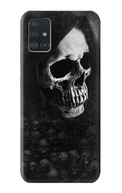 S3333 デス・スカル・死神 Death Skull Grim Reaper Samsung Galaxy A51 バックケース、フリップケース・カバー