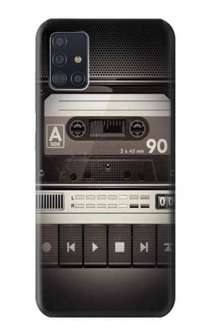 S3501 ビンテージカセットプレーヤー Vintage Cassette Player Samsung Galaxy A51 バックケース、フリップケース・カバー