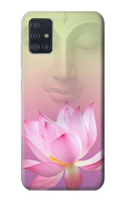 S3511 蓮の花の仏教 Lotus flower Buddhism Samsung Galaxy A51 バックケース、フリップケース・カバー