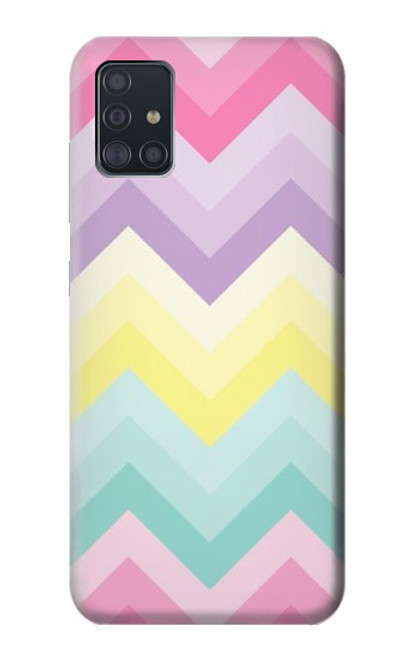 S3514 虹色ジグザグ Rainbow Zigzag Samsung Galaxy A51 バックケース、フリップケース・カバー