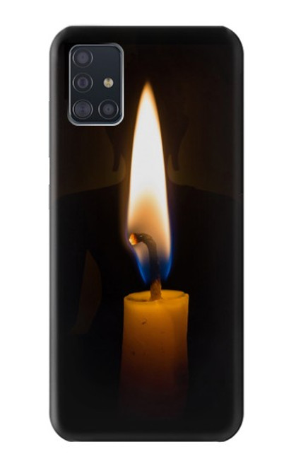 S3530 仏 Buddha Candle Burning Samsung Galaxy A51 バックケース、フリップケース・カバー