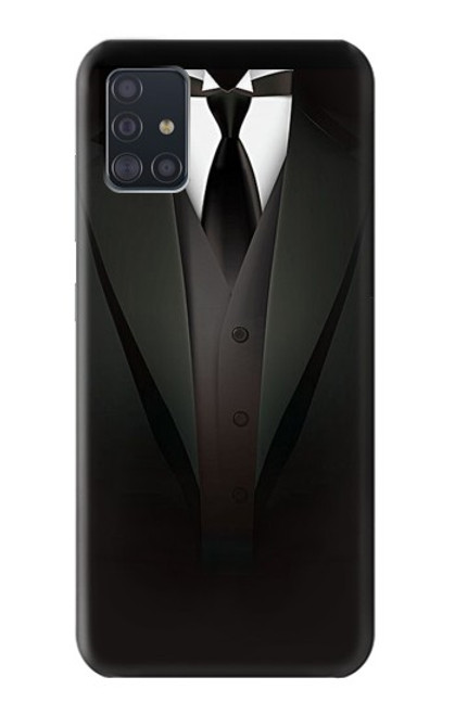 S3534 メンズスーツ Men Suit Samsung Galaxy A51 バックケース、フリップケース・カバー