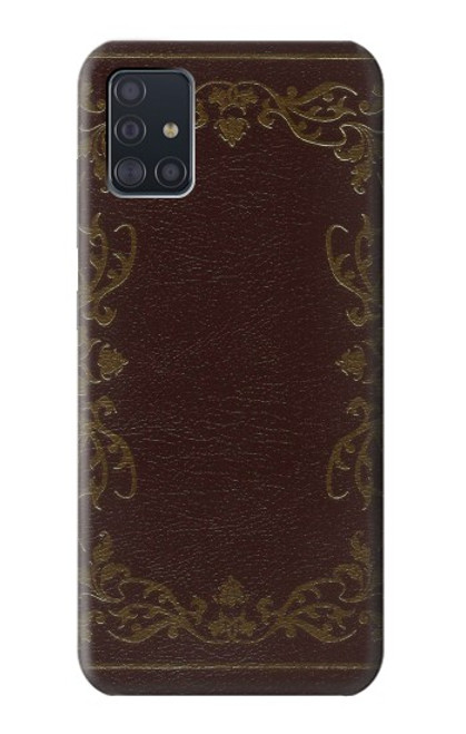 S3553 ヴィンテージブックカバー Vintage Book Cover Samsung Galaxy A51 バックケース、フリップケース・カバー