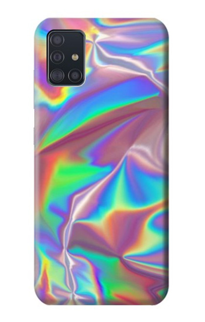 S3597 ホログラフィック写真印刷 Holographic Photo Printed Samsung Galaxy A51 バックケース、フリップケース・カバー