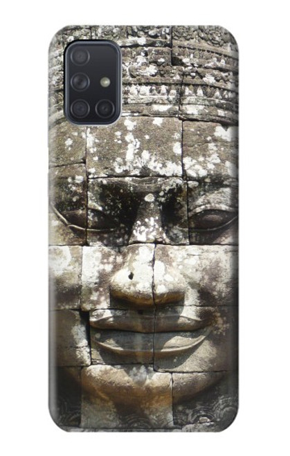 S0314 古代カンボジアの仏教 Ancient Cambodian Buddhism Samsung Galaxy A71 バックケース、フリップケース・カバー