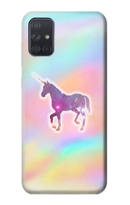 S3203 レインボーユニコーン Rainbow Unicorn Samsung Galaxy A71 バックケース、フリップケース・カバー