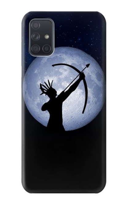 S3489 インディアンハンタームーン Indian Hunter Moon Samsung Galaxy A71 バックケース、フリップケース・カバー