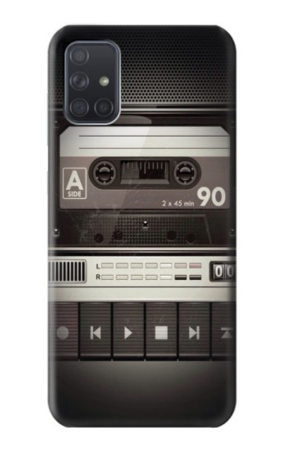S3501 ビンテージカセットプレーヤー Vintage Cassette Player Samsung Galaxy A71 バックケース、フリップケース・カバー