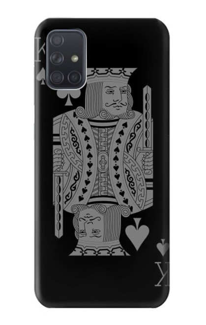 S3520 ブラックキングスペード Black King Spade Samsung Galaxy A71 バックケース、フリップケース・カバー