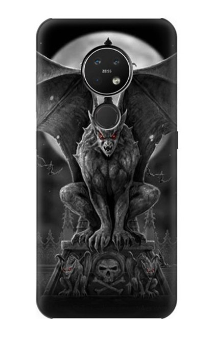 S0850 ガーゴイル悪魔 Gargoyle Devil Demon Nokia 7.2 バックケース、フリップケース・カバー