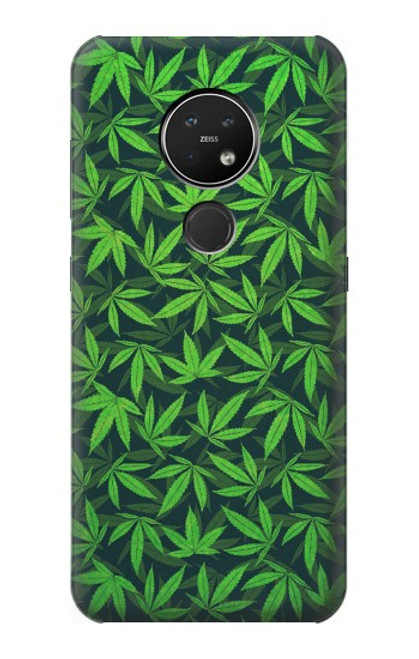 S2666 マリファナ柄 Marijuana Pattern Nokia 7.2 バックケース、フリップケース・カバー