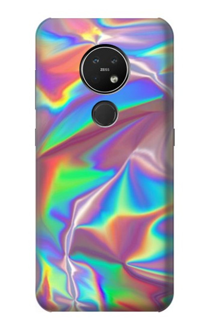 S3597 ホログラフィック写真印刷 Holographic Photo Printed Nokia 7.2 バックケース、フリップケース・カバー