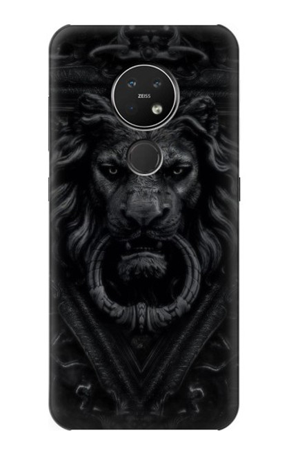 S3619 ダークゴシックライオン Dark Gothic Lion Nokia 7.2 バックケース、フリップケース・カバー